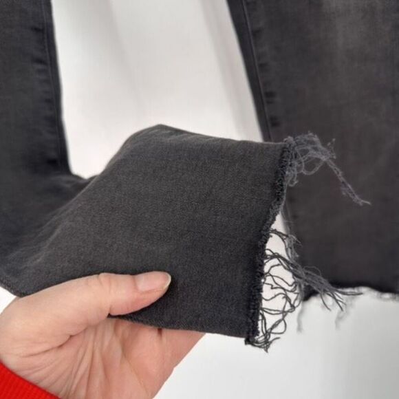 ADRIANO GOLDSCHMIED The Legging Ankle Super Skinny 27R Gray Distressed  Size 4 - Picture 8 of 12